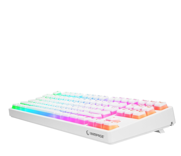 Rampage TKL GHOST Huano Red Switch biała - 1351975 - zdjęcie 3